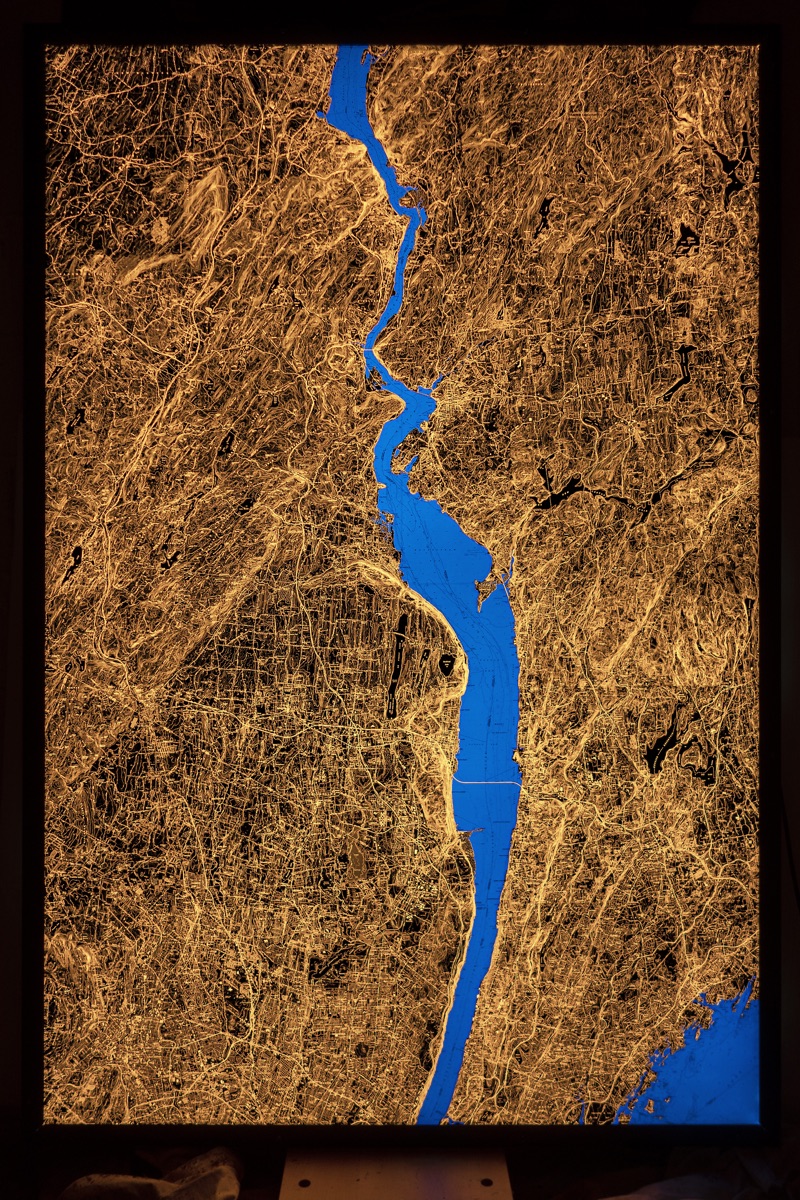 Hudson Valley 4x6ft map